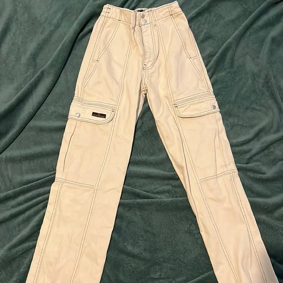 BDG Cream Cargo Pants